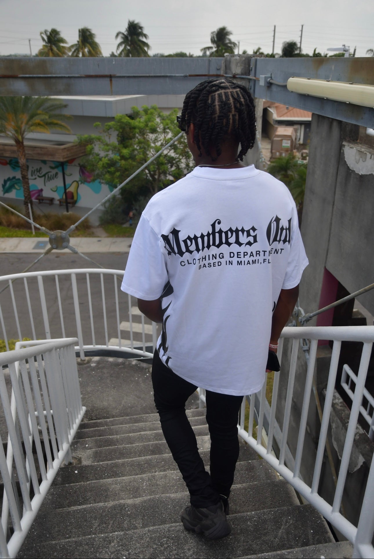 "Members Only" White Shirt